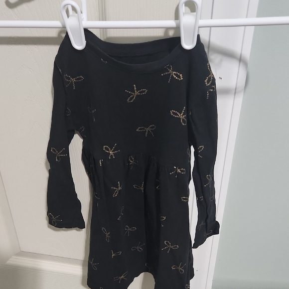 Black Bow Dress - Picture 1 of 2